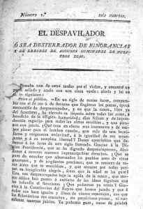 Page 1 AWúmero I." seis cuartos. ======= = i. EL DESPAVILADOR