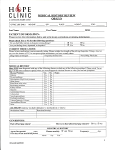 OB/GYN Registration