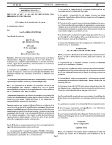 Texto de la Ley No. 40, Ley de municipios con reformas incorporadas