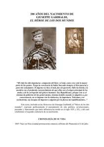 200 años del nacimiento de Giuseppe Garibaldi, El Héroe de los