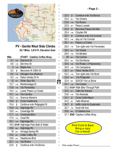 PV - Gentle West Side Climbs l