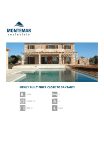 newly built finca close to santanyi