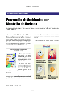 Prevención de Accidentes por Monóxido de Carbono
