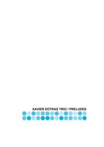 xavier dotras trio / preludes