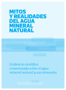 mitos y realidades del agua mineral natural