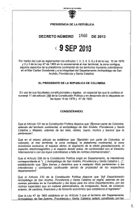 decreto número 1946 de 2013