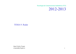 TEMA 9. Radar