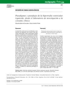 Paradigmas y paradojas de la hipertrofia ventricular izquierda
