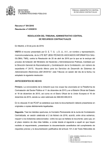 0435/2016 - Ministerio de Hacienda y Administraciones Públicas