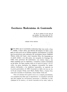 Escritores Modernistas de Guatemala