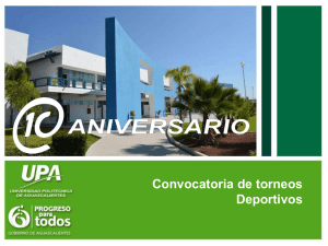 Diapositiva 1 - Universidad Politécnica de Aguascalientes