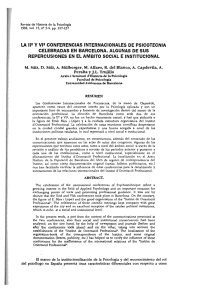 la ii2 y vi2 conferencias internacionales de psicotecnia celebradas