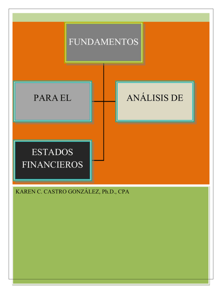 Fundamentos Para El Analisis De Estados Financieros