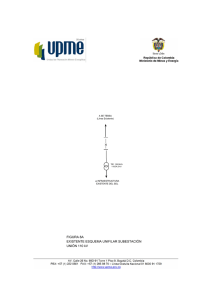 FIGURA 8A EXISTENTE ESQUEMA UNIFILAR SUBESTACIÓN