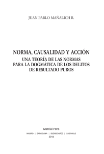 norma, causalidad y acción - Repositorio Académico