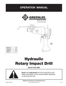 Hydraulic Rotary Impact Drill