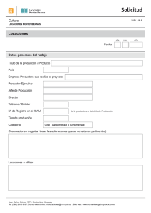 Formulario de solicitud de locaciones