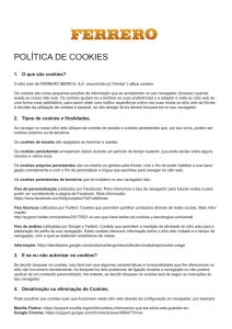 política de cookies