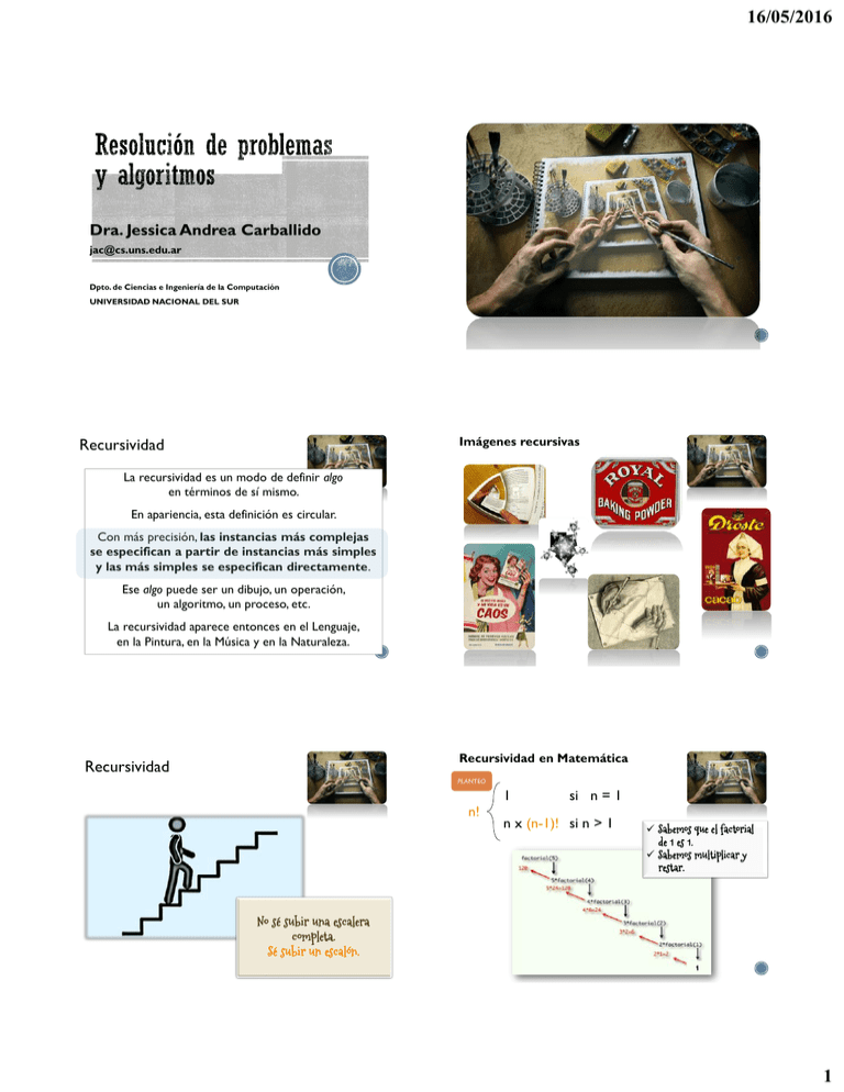 Resolución De Problemas Y Algoritmos