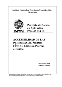 Instituto Nacional de Tecnología, Normalización y Metrología