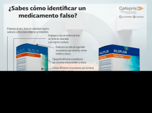 2016-09-21 ¿Sabes cómo identificar un medicamento falso?