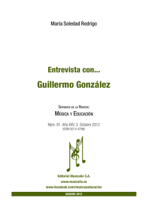 entrevista revista - Guillermo González