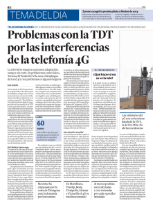 Problemas con la TDT por las interferencias de la telefonía 4G