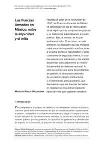 Las Fuerzas Armadas en México: entre la atipicidad y el mito