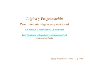 Lógica y Programación - Dpto. Ciencias de la Computación e