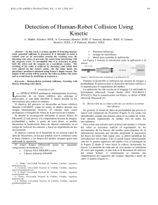 Detection of Human-Robot Collision Using Kinetic