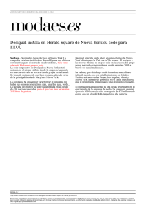 Desigual instala en Herald Square de Nueva York su sede para EEUU