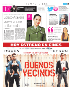 Loreto Aravena vuelve al cine uniformada