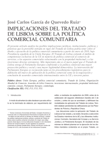 implicaciones del tratado de lisboa sobre la política