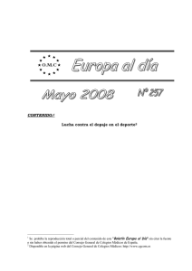 257 lucha contra el dopaje en la UE