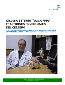 Cirugía estereotáxica para trastornos funcionales del cerebro
