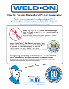 How To: Prevent Cement and Primer Evaporation - Weld-On