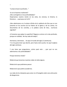 "La barca hacia lo profundo..." Ya no lo hacemos realmente? ¿Nos