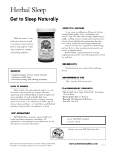 Herbal Sleep - Nature`s Sunshine Products by Boost Herbs
