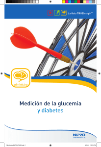 Medición de la glucemia y diabetes