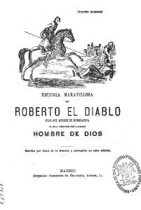 roberto el diablo - Biblioteca Tomás Navarro Tomás