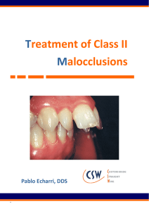Treatment of Class II Malocclusions