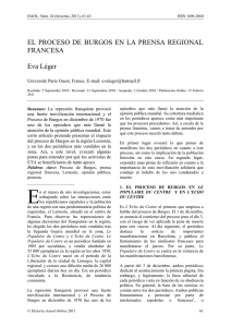El Proceso de Burgos en la prensa regional francesa
