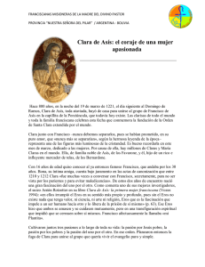 Clara de Asís: el coraje de una mujer apasionada