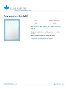 Espejo plata v-h 60x80, espejos de baño en venta