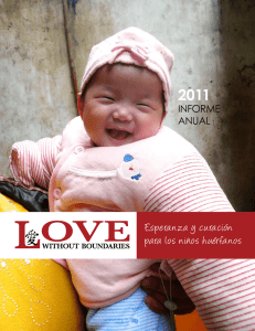 Informe Anual 2011 - Love Without Boundaries