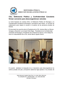 CSJ, Defensoría Pública y Confraternidad Carcelaria firman