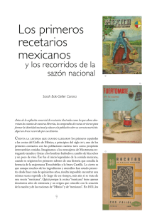 Los primeros recetarios mexicanos