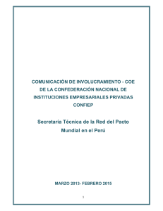 Secretaría Técnica de la Red del Pacto Mundial en el Perú
