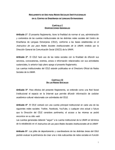 Instructivo de uso para Redes Sociales Institucionales de la UNAM