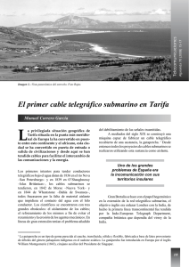El primer cable telegráfico submarino en Tarifa